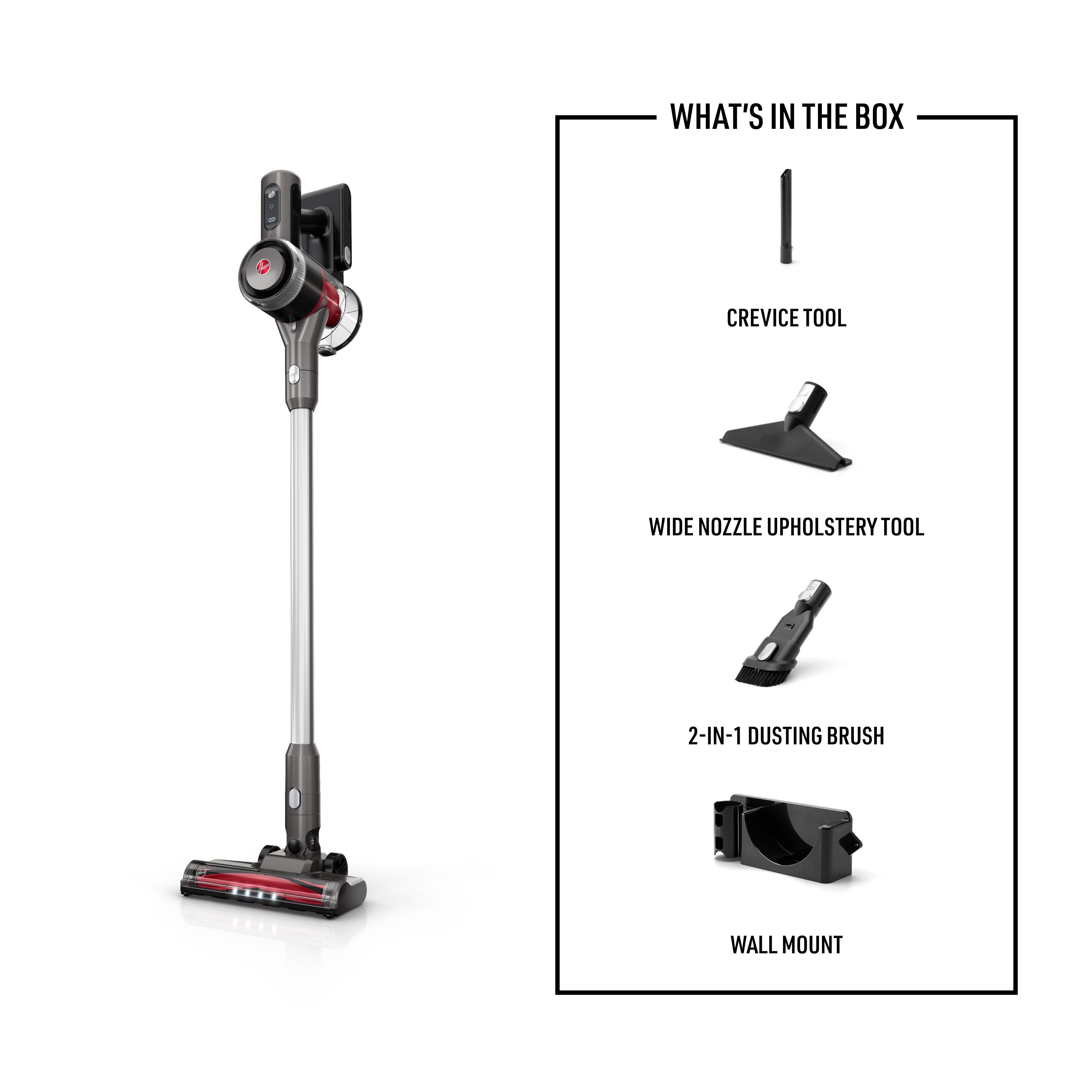 Hoover Cordless Stick Vacuum Cleaner, Lightweight with Detachable Handheld