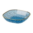 thumbnail image 2 of Transparent Square Plastic Snack Dish Fruit Plate Candy Nut Bowl Home Hotel Dining Tableware 1-Piece, 2 of 6