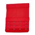 thumbnail image 1 of Extension Strap Bra Extenders Breathable 3 Rows 4 Hooks Adjustable Brassiere Accessories Clips Replacement Intimates red, 1 of 8