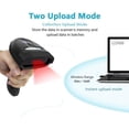 thumbnail image 3 of NETUM NT-1698W Wireless Barcode Scanner, 1D Laser Handheld Bar Code Reader for POS Work with Windows Mac Linux (Black), 3 of 6