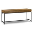 thumbnail image 1 of Simpli Home Banting 72"W Solid Wood Computer Desk in Medium Saddle Brown, 1 of 10