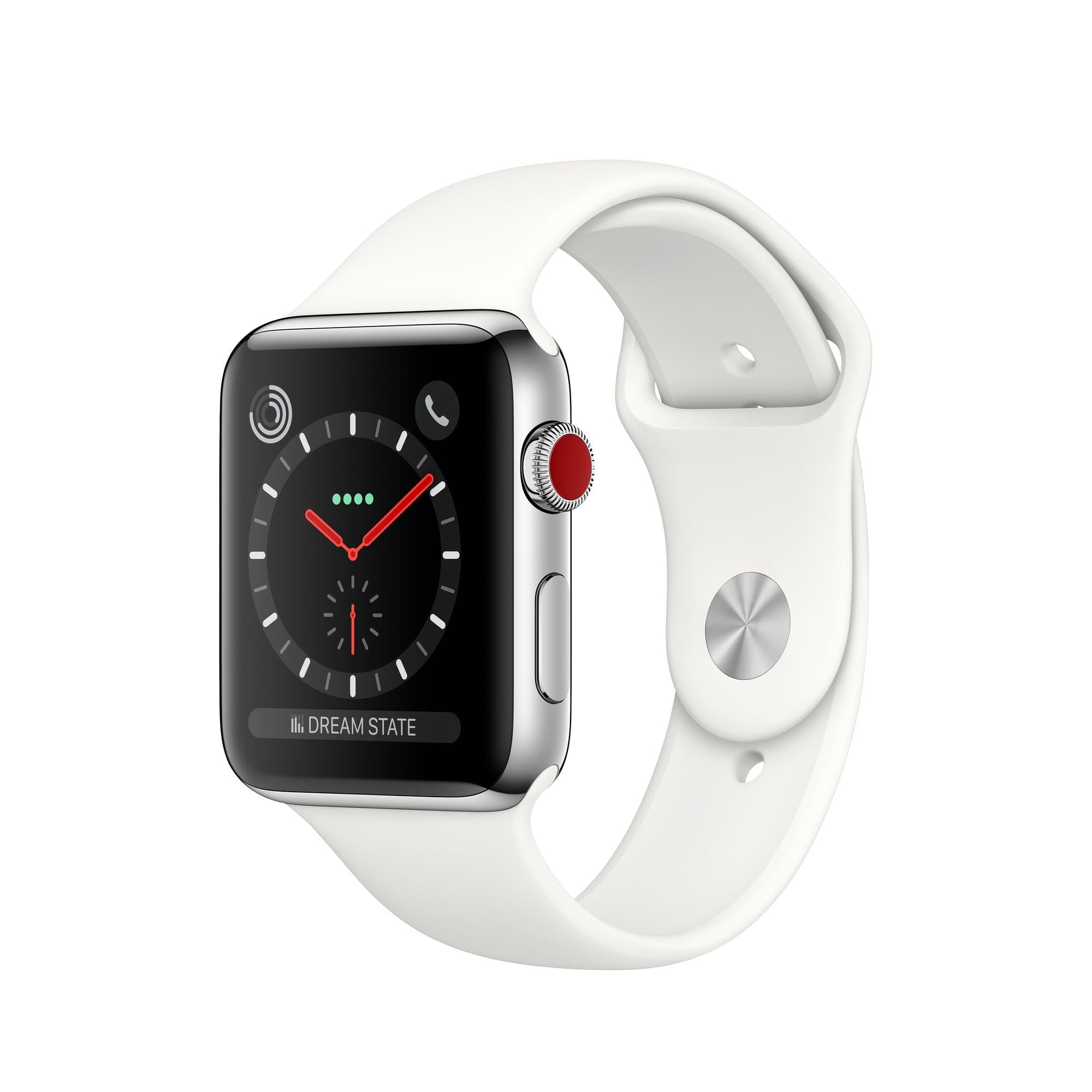 Refurbished Apple Watch Series 3 Stainless Steel 42mm A1861 (GPS + Cellular) Silver (Grade A)