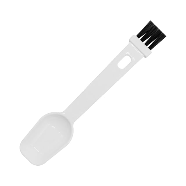 WHEANG Coffee Spoon With Grinder Brush 6 PCS 2 In 1 Brush For Cleaning Machines & Scooping Tea Powder Coffee Tool For Home Kitchen Café