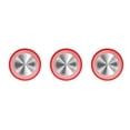 thumbnail image 2 of Ruiboury Mobile Phone Game Joystick Practical Screen Sucker Rocker Gamepad Button Controller Assist Joypad Gaming Supplies Red 3Set, 2 of 6