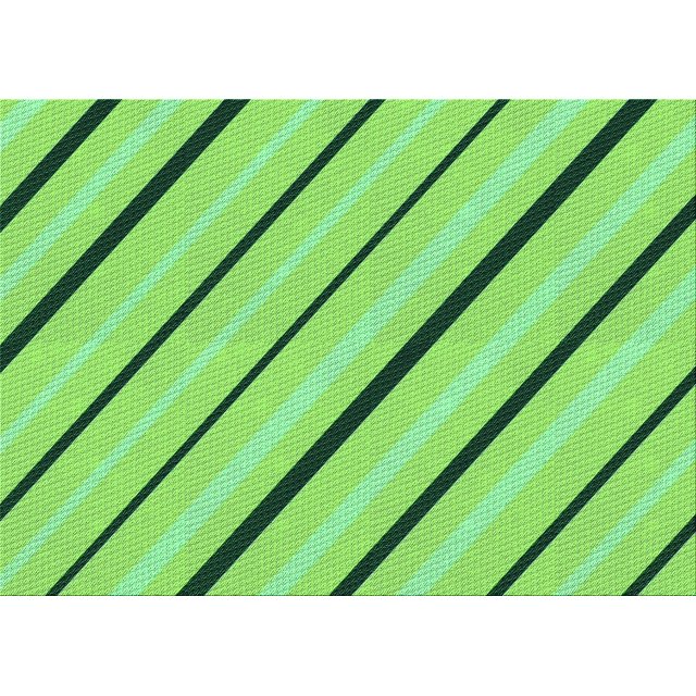 Ahgly Tapis Rectangulaire Lavable en Machine Intérieur Transitionnel Vert Émeraude, 2 Pieds x 4 Pieds