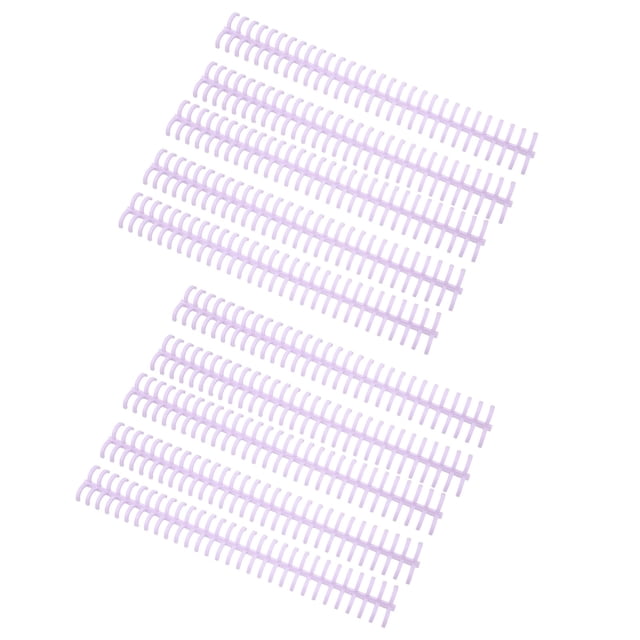 Binding Spines, Binding Coils 30 Holes Manual Bound Wear Resistant For Student For Loose Leaf Lilac