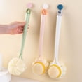 thumbnail image 4 of Back Scrubber Anti Slip Long Handle for Shower, Dual-Sided Back Brush with Stiff and Soft Bristles, 4 of 5