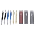 thumbnail image 3 of Carpenter Pencil Set, Fracture Resistant Carpenter Pencil Refill ABS Metal Long Term Use Professional 2mm  For Builders, 3 of 8