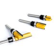 thumbnail image 1 of 4Pcs Professional Grade Router Bits Kit 1/4" Shank, Clean Surface, Brisk Operation for Detailed Woodworking, 1 of 9