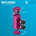thumbnail image 3 of JLab JBuds Party Portable Bluetooth Speaker, 30W, 12 Hour Playtime, RGB Lighting, Splashproof, Mulberry, 3 of 9