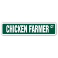 thumbnail image 1 of SignMission SS-Chicken Farmer 4 x 18 in. Chicken Farmer Street Sign, 1 of 1