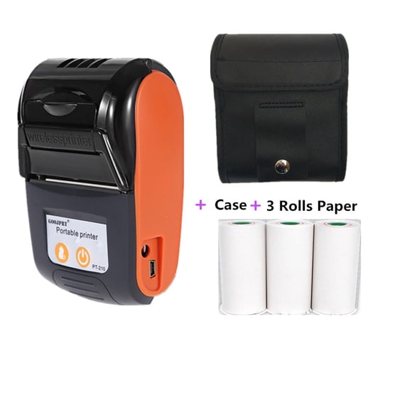 Mini Portable Bluetooth Thermal Printer Commercial Ticket Receipt USB Wireless Printer Mini 58mm ,Easy to Use
