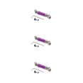 thumbnail image 2 of QualitChoice Rear Drive Shaft 1:12 Crawler Parts Replacement for Wltoys 12423 12428 12429 Purple 3Set, 2 of 6