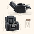 thumbnail image 3 of HOMCOM Fauteuil Inclinable de Salon avec Massage par Vibration à 8 Points, 3 of 10