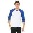 thumbnail image 1 of Bella + Canvas T-Shirt de Baseball Unisexe à Manches 3/4, 1 of 1