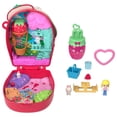 thumbnail image 2 of Polly Pocket Picnic Bunny Compact Playset with 1 Micro Doll and Pet, Travel Toy with Fruit Accessories, 2 of 6