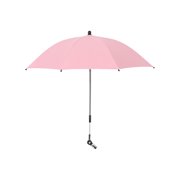 EGNMCR Baby Stroller Sunshade Umbrella Black Glue Baby Stroller Umbrella Sun Umbrella Sunscreen Umbrella Disposable Raincoat