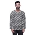 thumbnail image 1 of Atasi Printed Keyhole Nack Short Kurta Men ShirtWith Long Sleeves For Men, 1 of 1