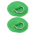 thumbnail image 2 of Patch en D en PVC, Accessoires de Pont Réutilisables et Durables Patch D'Anneau en D 2 Pcs pour Grilles de Toit Remorques Feuilles de Sol pour Bateau Gonflable Kayak Canot en PVC Jaune, Bleu, Rouge, Émeraude, 2 of 8