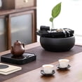 thumbnail image 1 of Langgg Ceramic Tabletop Fountain Office Home Meditation Calming Indoor Waterfall, 1 of 9