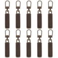 thumbnail image 1 of 10pcs Replacement Zipper Pulls Detachable Zipper Slider Metal Zipper Repair Kit, 1 of 9