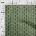 thumbnail image 2 of oneOone Cotton Cambric Green Fabric Asian Block Sewing Craft Projects Fabric Prints By Yard 42 Inch Wide, 2 of 4