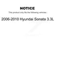 thumbnail image 2 of Transit Auto Front Coated Disc Brake Rotors and Ceramic Pads Kit for Car 2006-2010 Hyundai Sonata 3.3L KGA-100494, 2 of 11