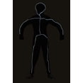 thumbnail image 2 of Kid's Light Up Stick Figure Costume, 2 of 4