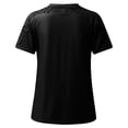 thumbnail image 5 of Plebaso T-Shirts pour Femmes 2025 Manches Courtes Col Rond Élégants Blouses Habillées pour Femmes S-5TG, 5 of 5