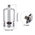 thumbnail image 2 of Unique Bargains DC 12V 22000RPM Electric Gear Motor 9 Teeth for Various Cordless Screwdriver, 2 of 5