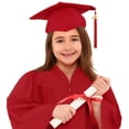 thumbnail image 1 of Kids Graduation Robe Graduation Cap and Gown Kids Set with Tassel Graduation Gifts for Kids 4-5 Years Kids Clothes, 1 of 8