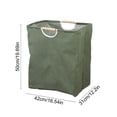 thumbnail image 3 of Foldable Waterproof Canvas Laundry Basket with Handles for Bathroom Bedroom Storage Organizer, 3 of 6