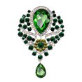 thumbnail image 2 of Heliisoer European And American Luxury Banquet Jewelry Drop Brooch, 2 of 2