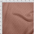 thumbnail image 4 of oneOone Tissu Viscose Chiffon Rose Brun Foncé Matériel de Robe Minimaliste Tissu Imprimé au Mètre 42 Pouces de Large, 4 of 5