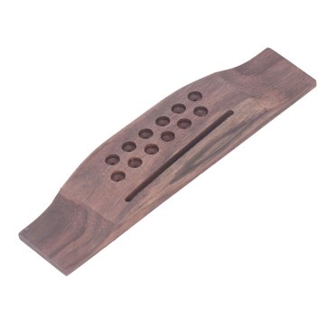Pont de Guitare Acoustique, Bois de Rose Installation Facile Pont de Guitare 12 Cordes pour Instrument de Musique