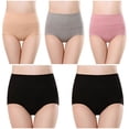 thumbnail image 2 of Soki Womens Underwear 6PC Cotton High Rise Briefs on Clearance, 2 of 3