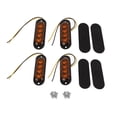 thumbnail image 2 of LED Side Marker Tail Light Clearance Lamp Trailer Truck Lorry  4Pcs Truck Side Lights High Brightness 3000K IP65 Waterproof LEDs Easy Installation Truck Emergency Flash Light, 2 of 8