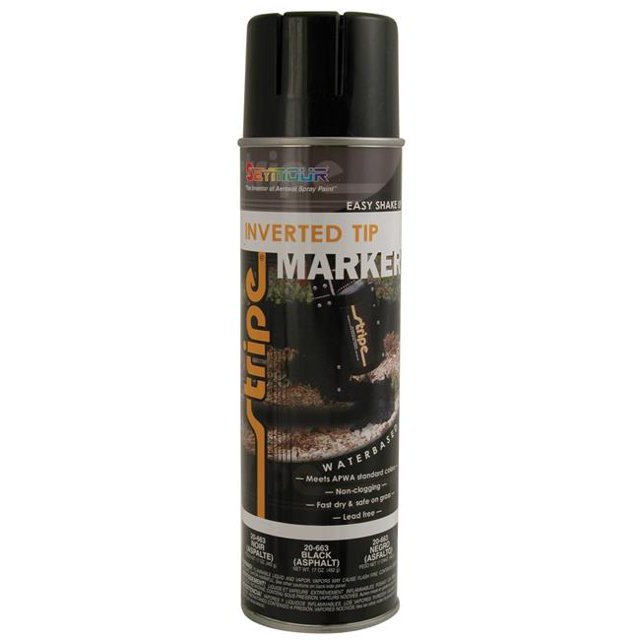 Seymour SM20-663 20 oz Inverted Tip Marking Paint, Black