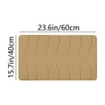 thumbnail image 3 of Fridja Washable Bathroom Mat, Memory Foam Bath Mat for Bathroom, Absorbent Bathroom Rug Non-Slip Rubber Back, 15.7''x23.6'', Khaki, 3 of 5