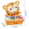 thumbnail image 3 of Fesfesfes Colorful Electronic Keyboard Touch Screen Music Box Educational Early Learning Kids Musical Instrument Piano Box Toy, 3 of 5