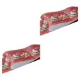 thumbnail image 2 of relayinert Wood Marbling SelfAdhesive Skirting Line Exquisite And Easy Maintenance And Environmentally Friendly PVC Durable red  lantern flower 2Set, 2 of 6