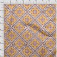thumbnail image 3 of oneOone Viscose Chiffon Fabric Diamond|Triangle & Check Geometric Print Fabric By Yard 42 Inches Wide, 3 of 4