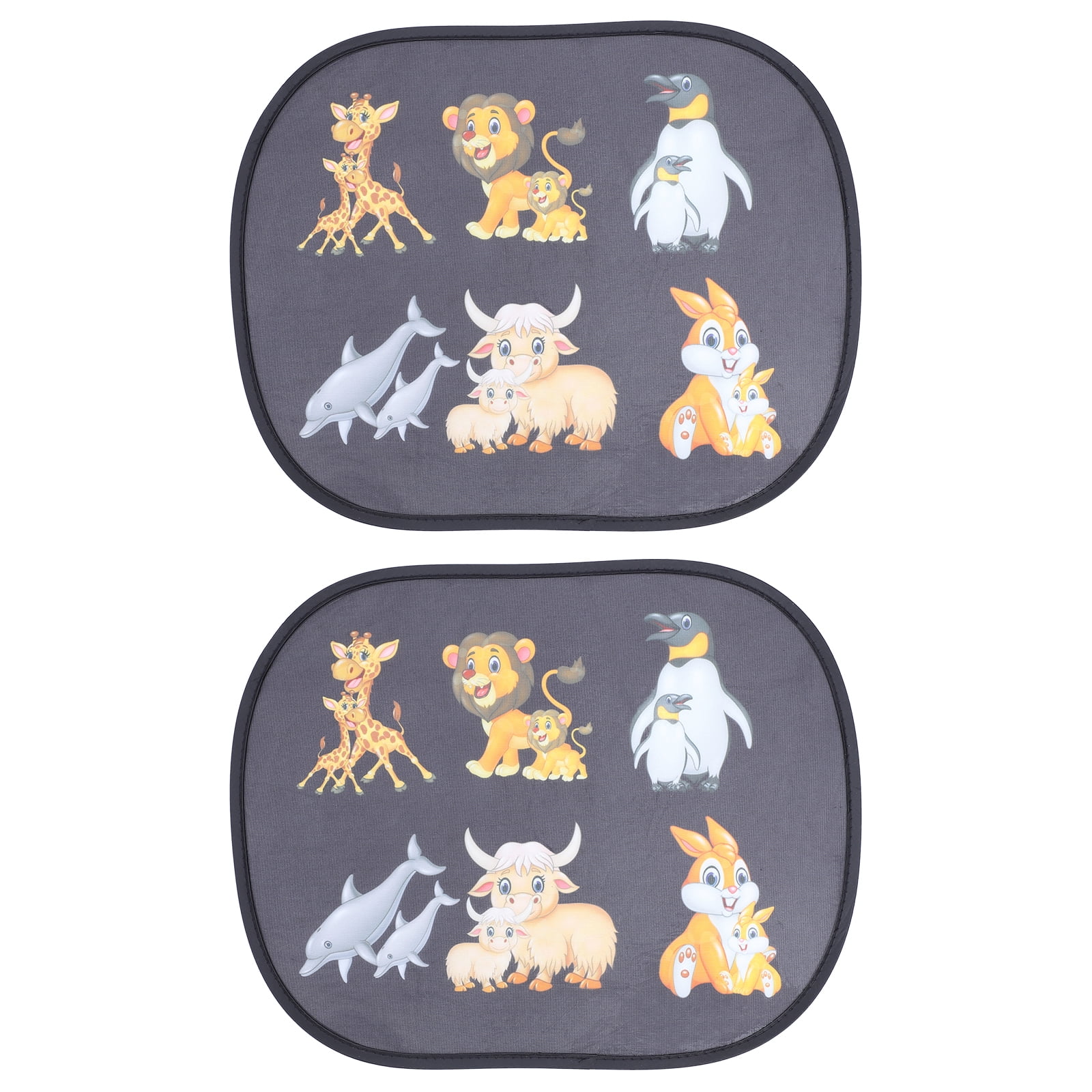 MasteelfCA 2Pcs Cartoon Car Side Window Sunshades Baby Sun Shades for Blocking UV Rays