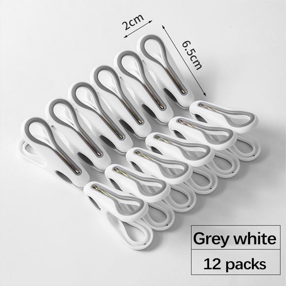 Nilvkv Pince à Linge Plastique Feuilles et Chaussettes Multifonctions Sans Traces Petite Coupe-Vent Pince de Séchage pour Vêtements Ménagers