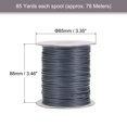 thumbnail image 2 of Unique Bargains Beading Thread Bracelet Weave Bead Craft Cord 2mm 78M/Roll (85-Yards) Decorative String, Deep Grey, 2 of 7