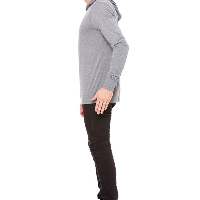 Gravity Threads Chandail à Capuchon à Manches Longues pour Homme, Gris 2TG