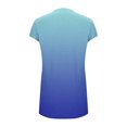 thumbnail image 5 of LOVZFMLL Robes d'Été pour Femmes T-Shirt Décontracté Ample Robe Droite Col en V Manches Courtes Basique Tenues Quotidiennes Bleu B m, 5 of 5