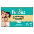 thumbnail image 3 of Couches Pampers Swaddlers, taille 6, 80 unités, 3 of 29