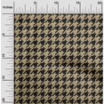 thumbnail image 2 of oneOone Viscose Chiffon Black Fabric Houndstooth Fabric For Sewing Printed Craft Fabric By The Yard 42 Inch Wide, 2 of 4