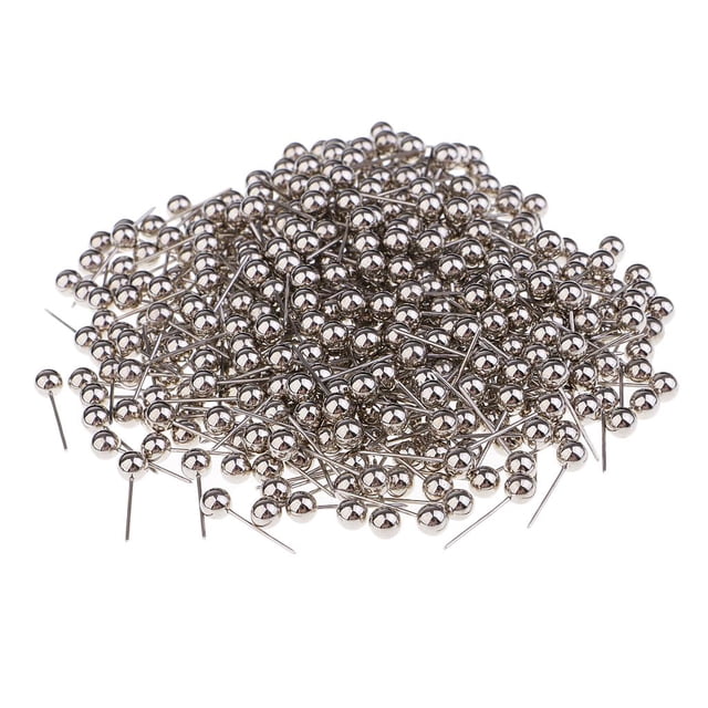 GUOOL 400 Piece Color Beads Head Push Pins Office Drawing Pins